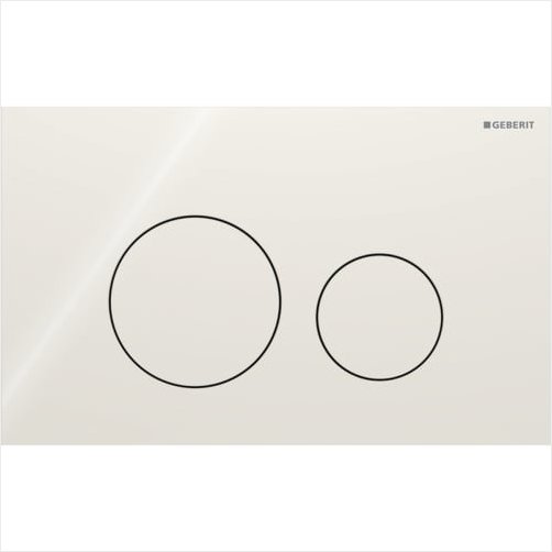 Geberit Sigma 40 betjeningsplade 246x152x4mm - Sandgr