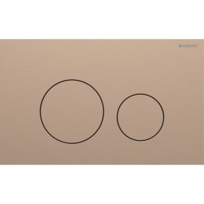 Geberit Sigma 40 betjeningsplade 246x152x4mm - Brstet rdguld
