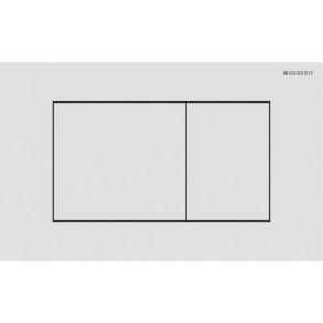 Geberit Sigma40 Square betjeningsplade  - Mat hvid