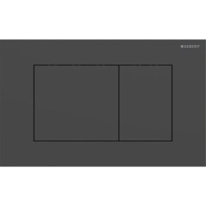 Geberit Sigma 40 betjeningsplade 246x152x4mm - Sort (b�rstet)