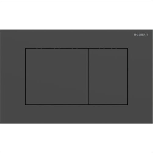 Geberit Sigma 40 betjeningsplade 246x152x4mm - Sort (brstet)