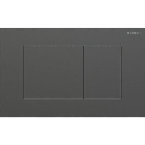 Geberit Sigma 40 betjeningsplade 246x152x4mm - Sort krom