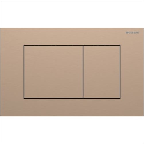 Geberit betjeningsplade 246x152x4mm - Guld