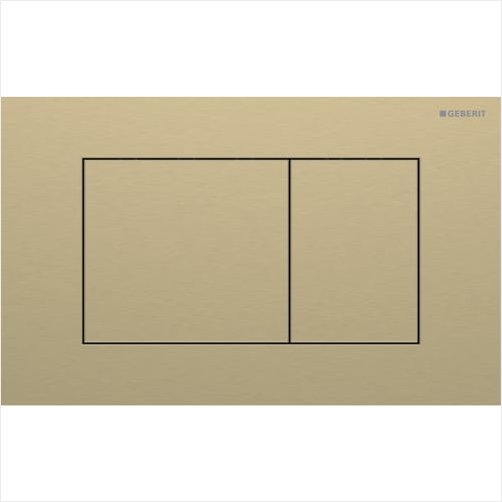 Geberit Sigma 40 betjeningsplade 246x152x4mm  - Messing
