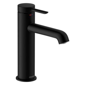 Damixa Iris hndvaskarmatur 11,4 cm tud - Mat sort