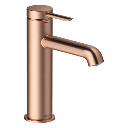 Damixa Iris etgrebsbatteri 114mm tud - Brstet kobber