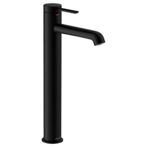 Damixa Iris hndvaskarmatur 13,5 cm tud - Mat sort