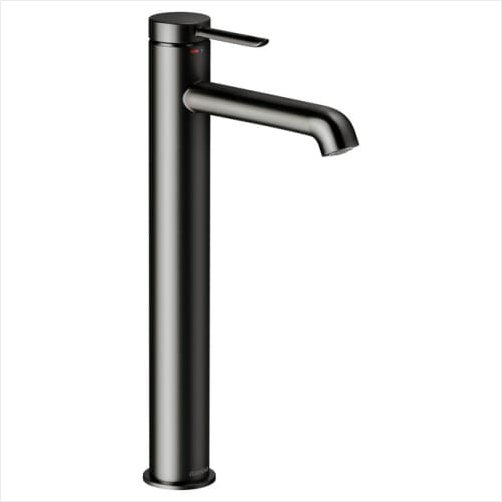 Damixa Iris etgrebsbatteri 135mm tud - Brstet grafit gr