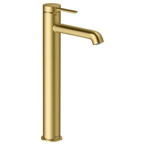 Damixa Iris hndvaskarmatur 13,5 cm tud - Brstet messing