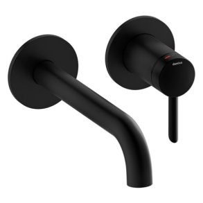 Damixa Iris hndvaskarmatur 18 cm tud - Mat sort