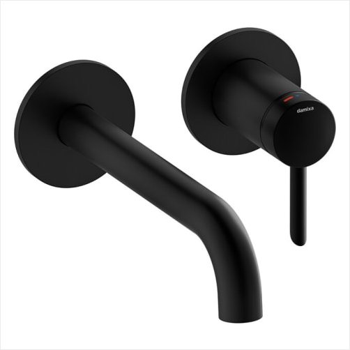 Damixa Iris hndvaskarmatur 18 cm tud - Mat sort