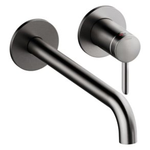 Damixa Iris hndvaskarmatur 25 cm tud - Brstet grafit gr