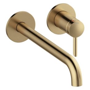 Damixa Iris hndvaskarmatur 25 cm tud - Brstet bronze