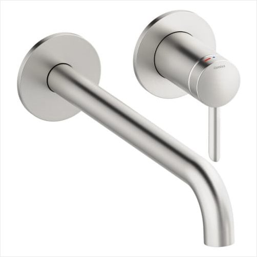 Damixa Iris hndvaskarmatur 25 cm tud - Brstet stl