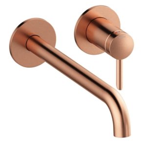 Damixa Iris hndvaskarmatur 25 cm tud - Brstet kobber