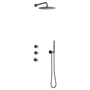 Damixa Iris XS1 brusesystem - Brstet grafit gr