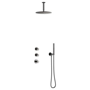 Damixa Iris XS2 brusesystem - Brstet grafit gr