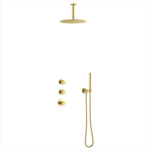 Damixa Iris XS2 brusesystem - Brstet messing