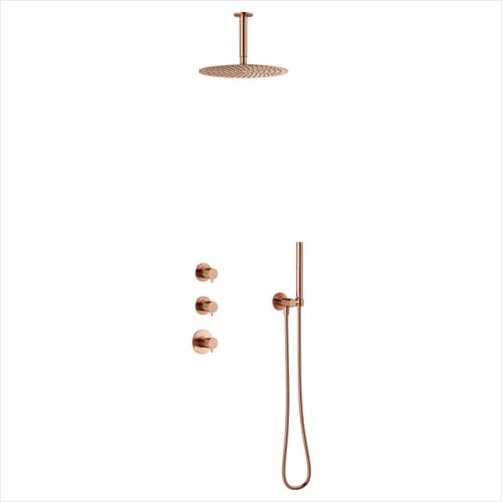 Damixa Iris XS2 brusesystem - Brstet kobber