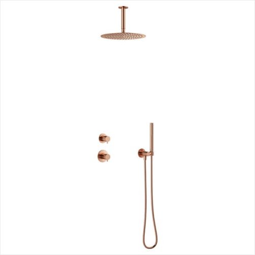 Damixa Iris DS2 brusesystem - Brstet kobber