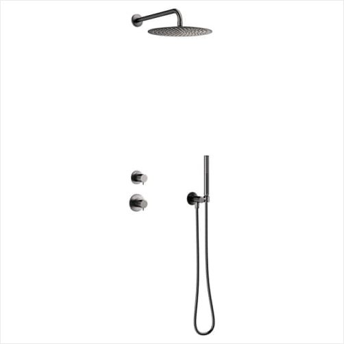 Damixa Iris DS1 brusesystem - Brstet grafit gr