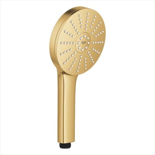 GROHE Euphoria 120 h�ndbruser, 3 brusestr�ler - B�rstet messing