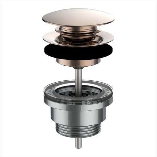 LAUFEN bundventil, 1 1/4" x 63 mm - Rosegold