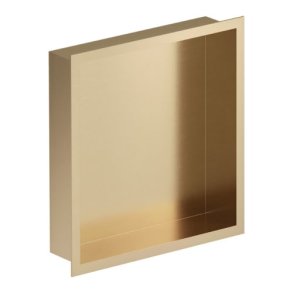 Damixa Zen indbygningshylde til brus 30x30 cm - Brstet bronze