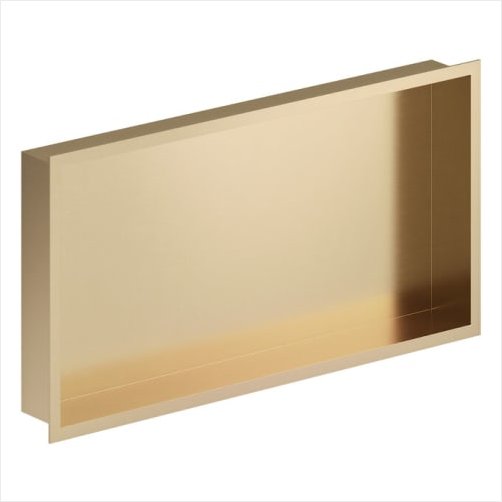 Damixa Zen indbygningshylde 30x60 cm - Brstet Bronze