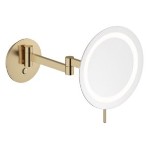 Damixa Zen makeup spejl med lys �230 mm - B�rstet bronze