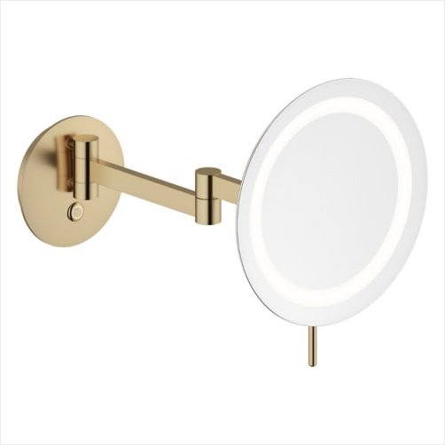 Damixa Zen makeup spejl med lys �230 mm - B�rstet bronze