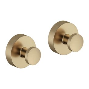 Damixa Zen hndkldekroge 2 stk. med roset - Brstet bronze