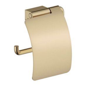 Damixa Zen toiletrulleholder med cover - Brstet bronze