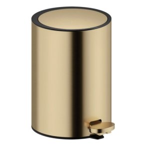 Damixa Zen toiletspand m/pedal 4 ltr softclose - B�rstet bronze