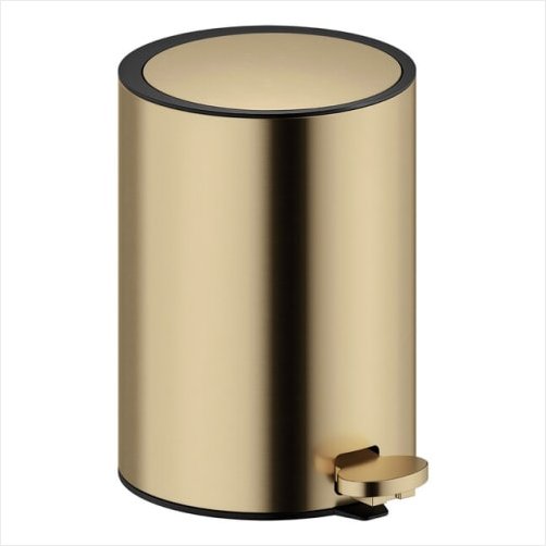 Damixa Zen toiletspand m/pedal 4 ltr softclose - B�rstet bronze