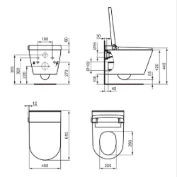 Ideal Standard I. Life douche toilet 