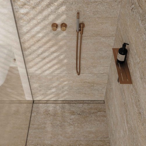 HighLine Custom, linje, komplet rustfrit st�l: 300 mm