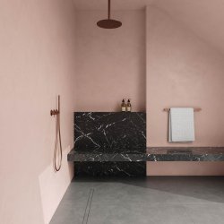 HighLine ramme, gulv, rustfrit st�l, b�rstet: 1000 mm, H 25 mm