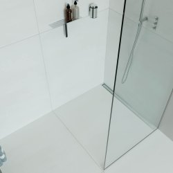 Unidrain Highline Colour Ramme 900 mm h�jde 10 mm poleret st�l