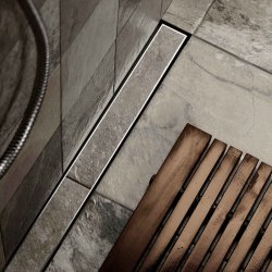 HighLine Cassette, linje, komplet rustfrit st�l: 1200 mm, H 25 mm