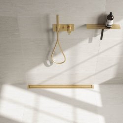 Unidrain Highline ramme - messing 700/10 mm