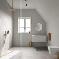 Unidrain Highline Colour Panel rist, 900 mm messing