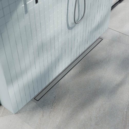 Unidrain HighLine ramme - Rustfrit st�l 700 / 12 mm