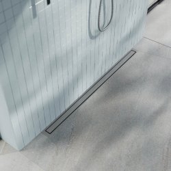 Unidrain HighLine ramme - Rustfrit st�l 1200 / 15 mm