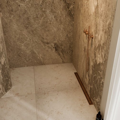 Unidrain Highline ramme - kobber 1200/10