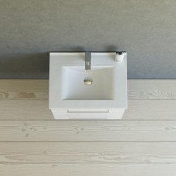 Dansani Mido+ mbelst 60 cm hvid hjglans m/ Amber vask