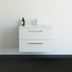 Dansani Mido+ mbelst 80 cm hvid mat m/ Amber vask