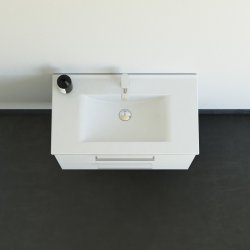 Dansani Mido+ mbelst 80 cm hvid mat m/ Amber vask