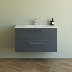 Dansani Mido+ mbelst 100 cm gr mat m/ Amber vask