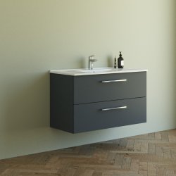 Dansani Mido+ mbelst 100 cm gr mat m/ Amber vask